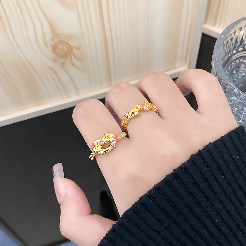 Gold Spark Ringe