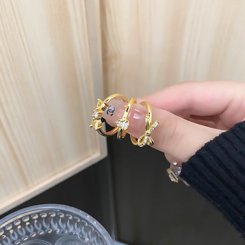 Gold Spark Ringe