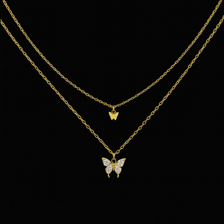Queen Wings Halsketten Set