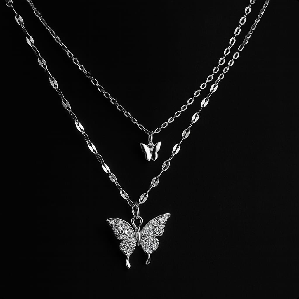 Queen Wings Halsketten Set