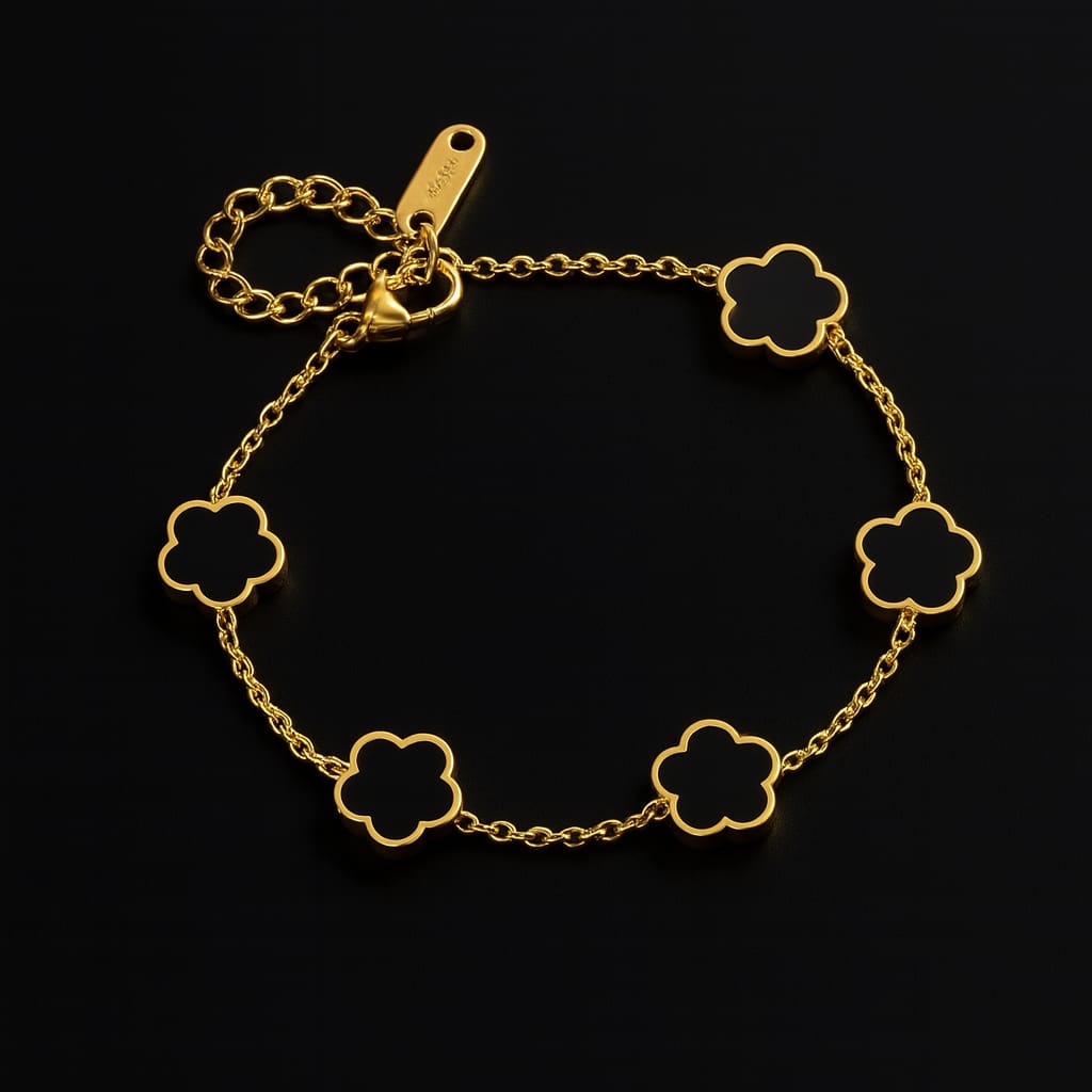 Émeraude Fleur Armband/Set