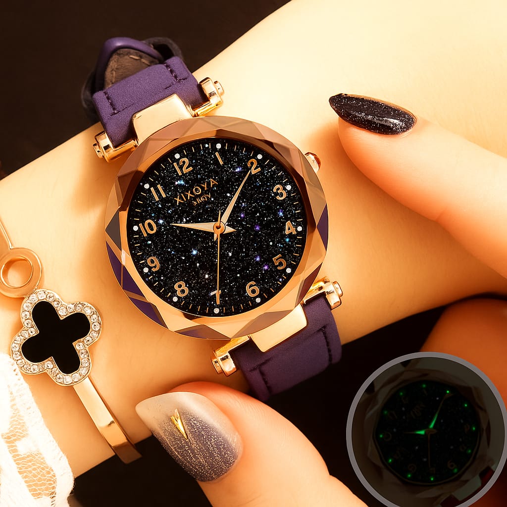 Luna Étoilée Uhr