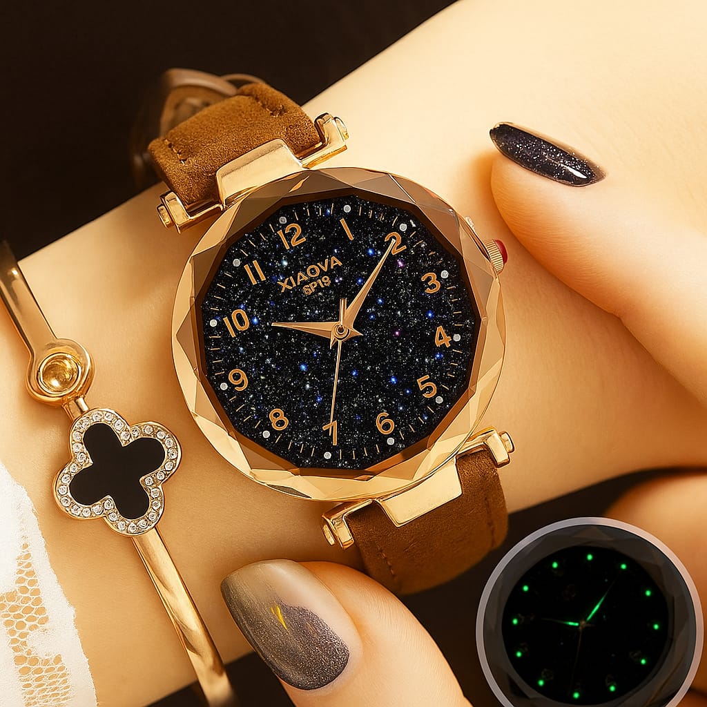 Luna Étoilée Uhr