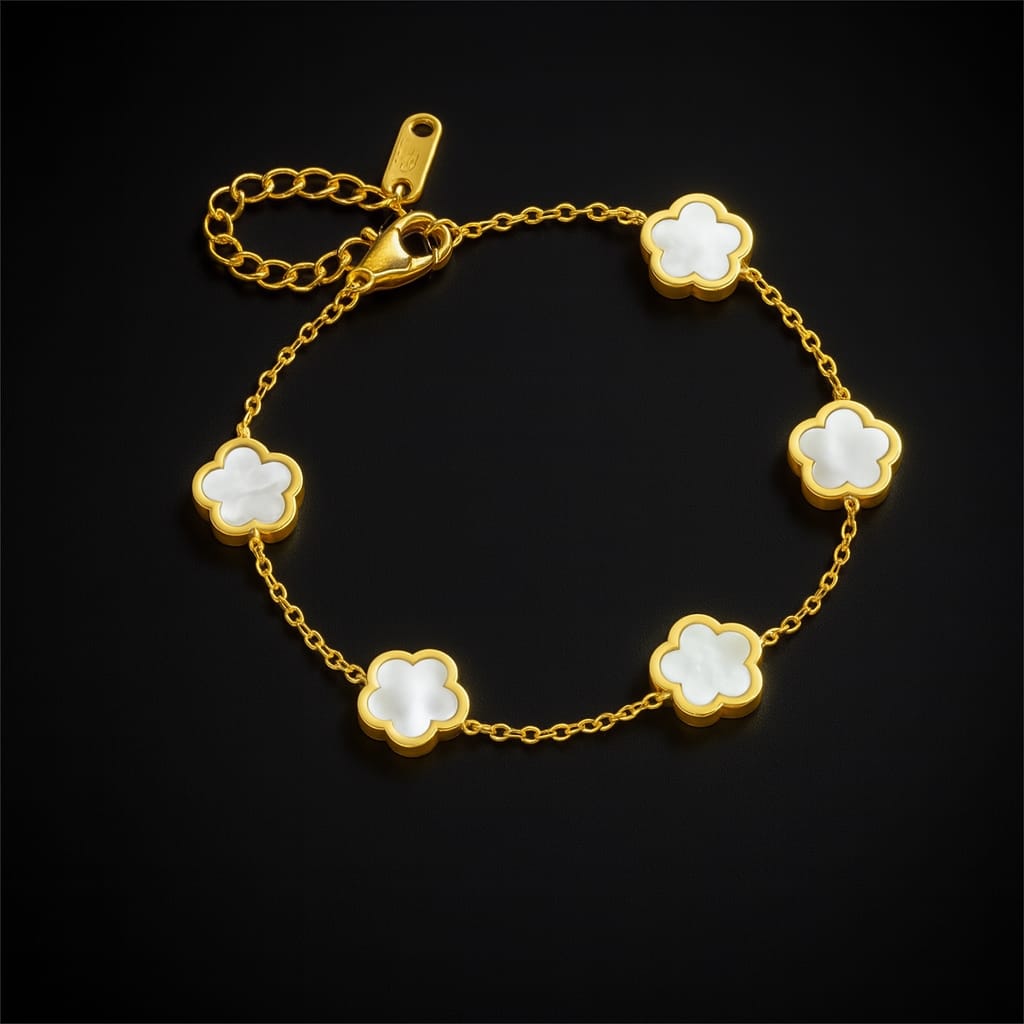 Émeraude Fleur Armband/Set