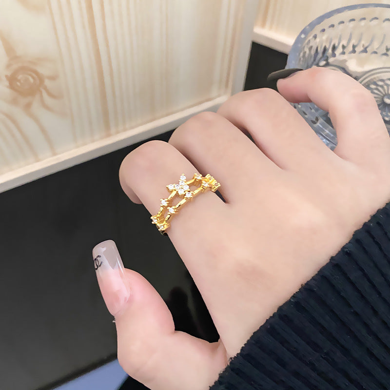 Gold Spark Ringe