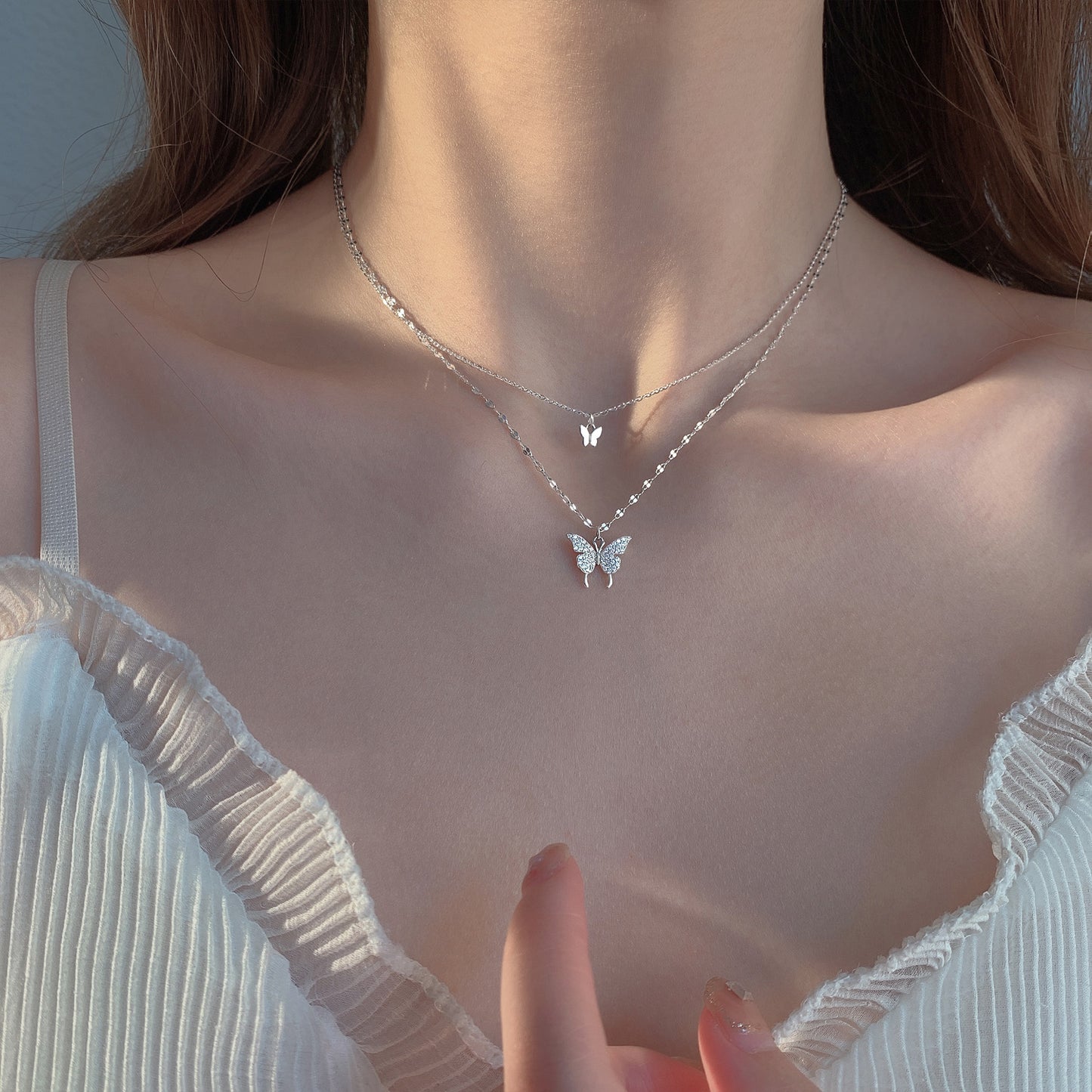 Queen Wings Halsketten Set