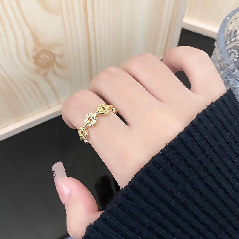Gold Spark Ringe