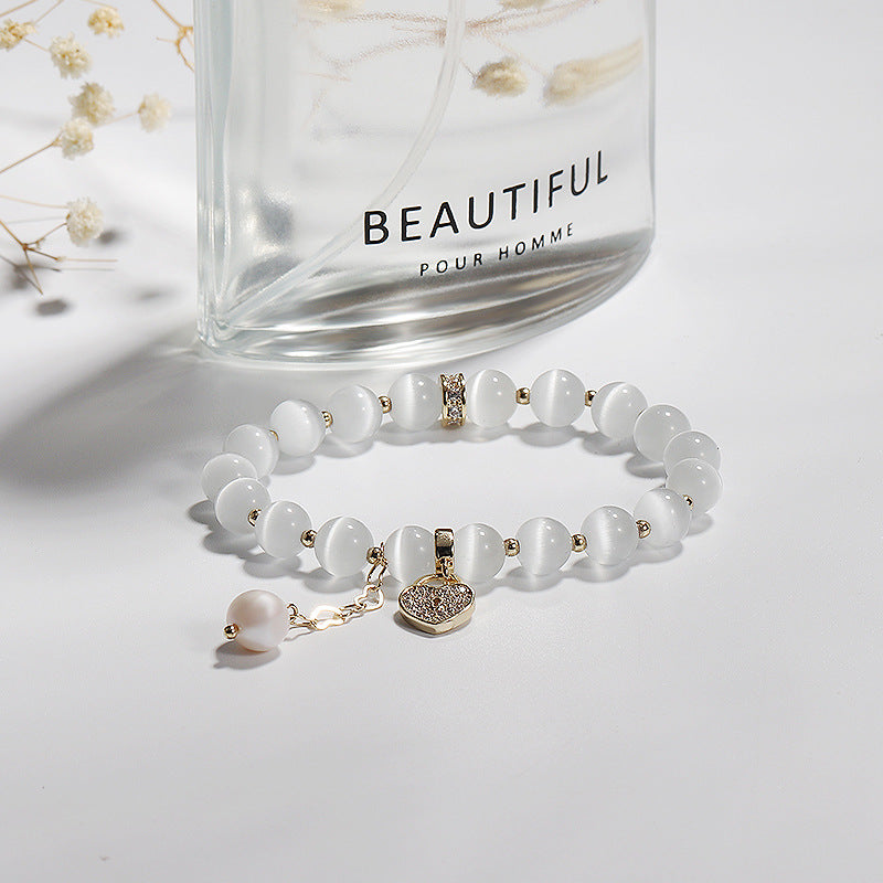 White Opal Armband