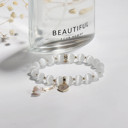 White Opal Armband
