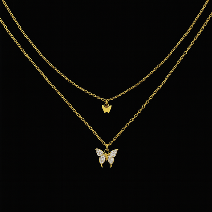 Queen Wings Halsketten Set