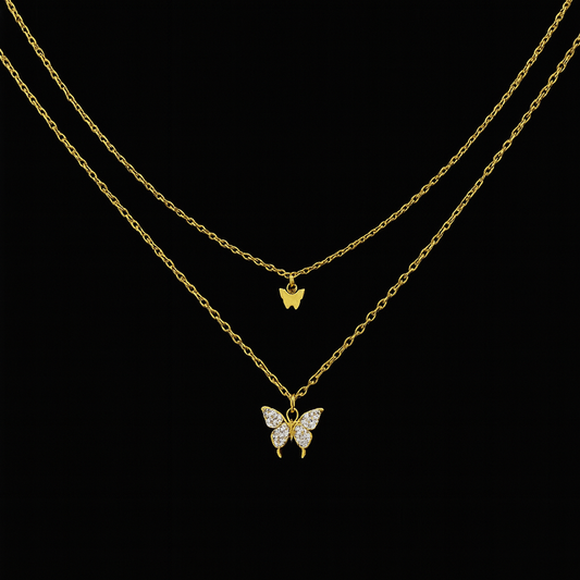 Queen Wings Halsketten Set