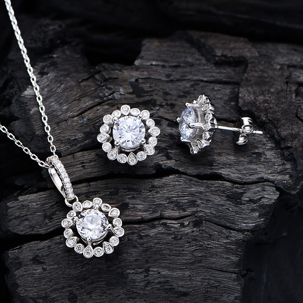 Diamond Blossom Set s925