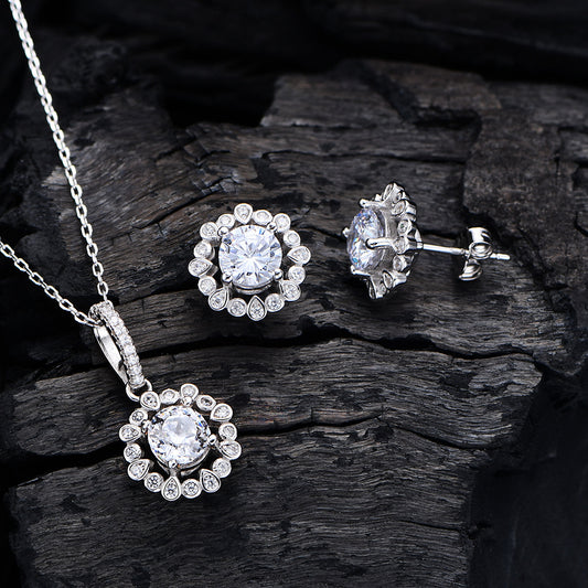 Diamond Blossom Set s925