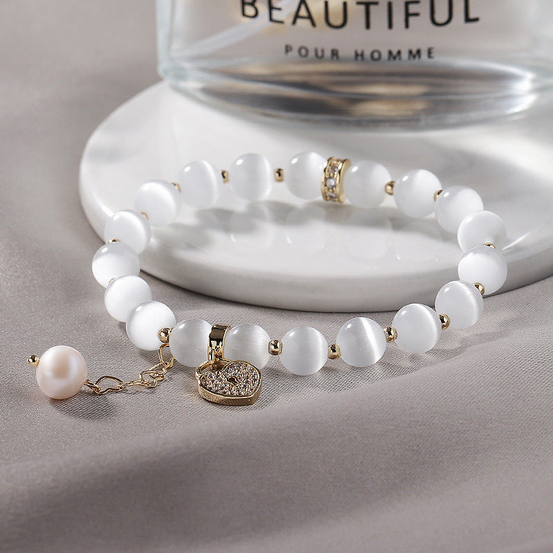 White Opal Armband