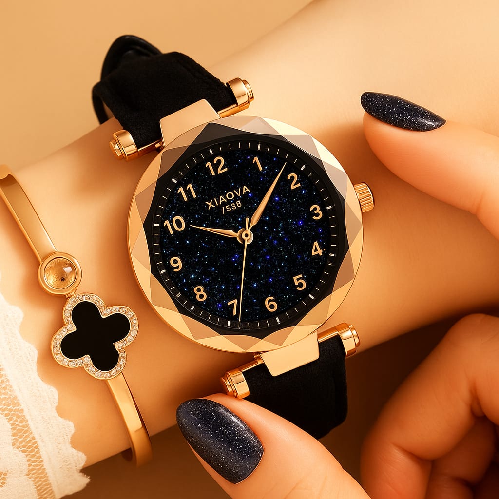 Luna Étoilée Uhr