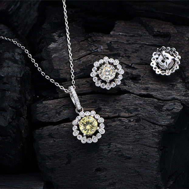 Diamond Blossom Set s925