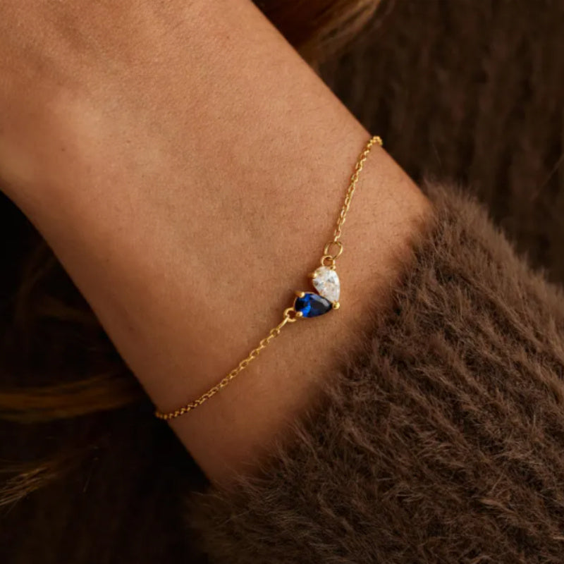 Blue Bloom Armband