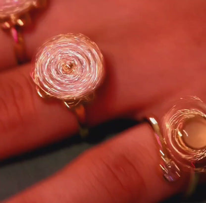 Glitter Bloom Ringe 3für2